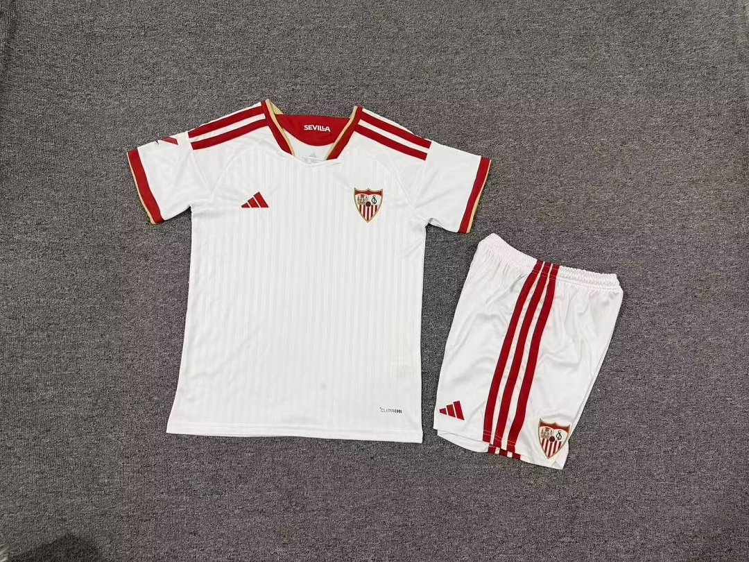 Kids Sevilla Home Jersey Suit 26/27