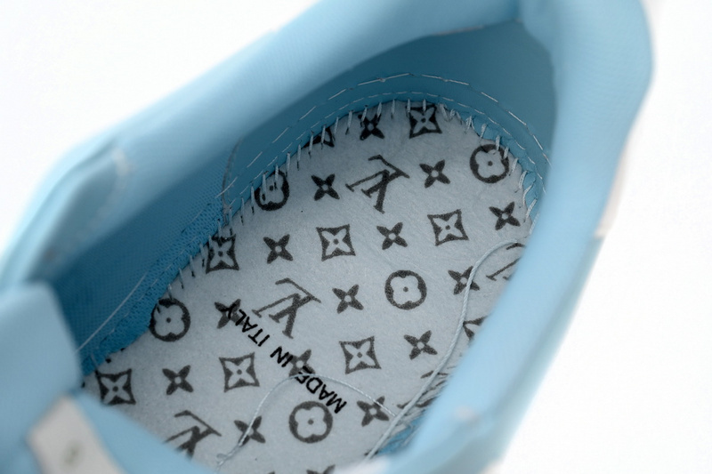 Pkkicks God Batch LOUIS VUITTON Trainer Baby Blue 1AAHSJ