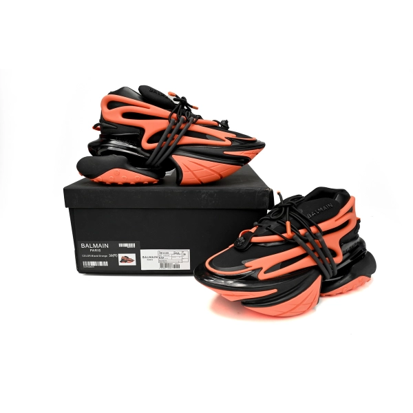 BALMAIN Multikolor Buty sportowe Black orange YM1VJ309