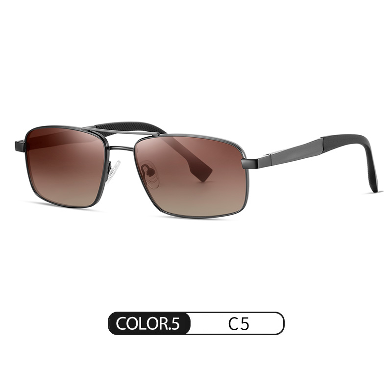 Retro Metal Square Pilot Sunglasses
