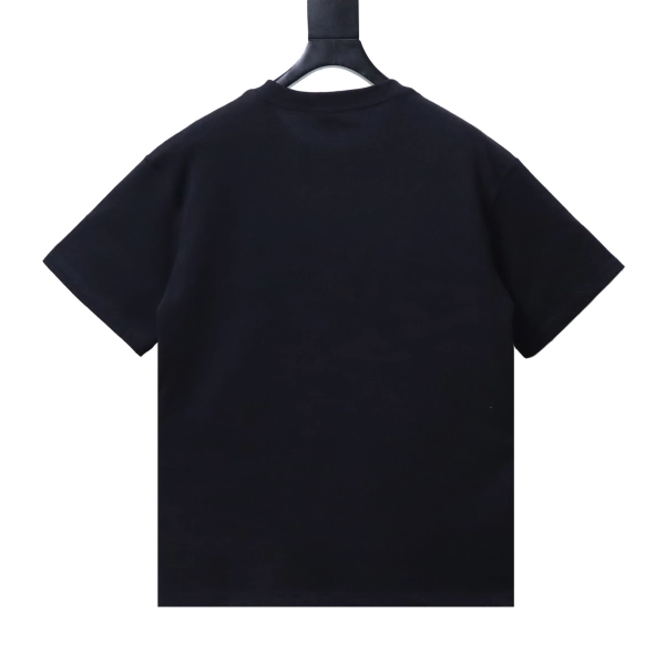 Balenciaga Clothes 26SS Chest Crest Embroidered Short-Sleeve T-shirt black
