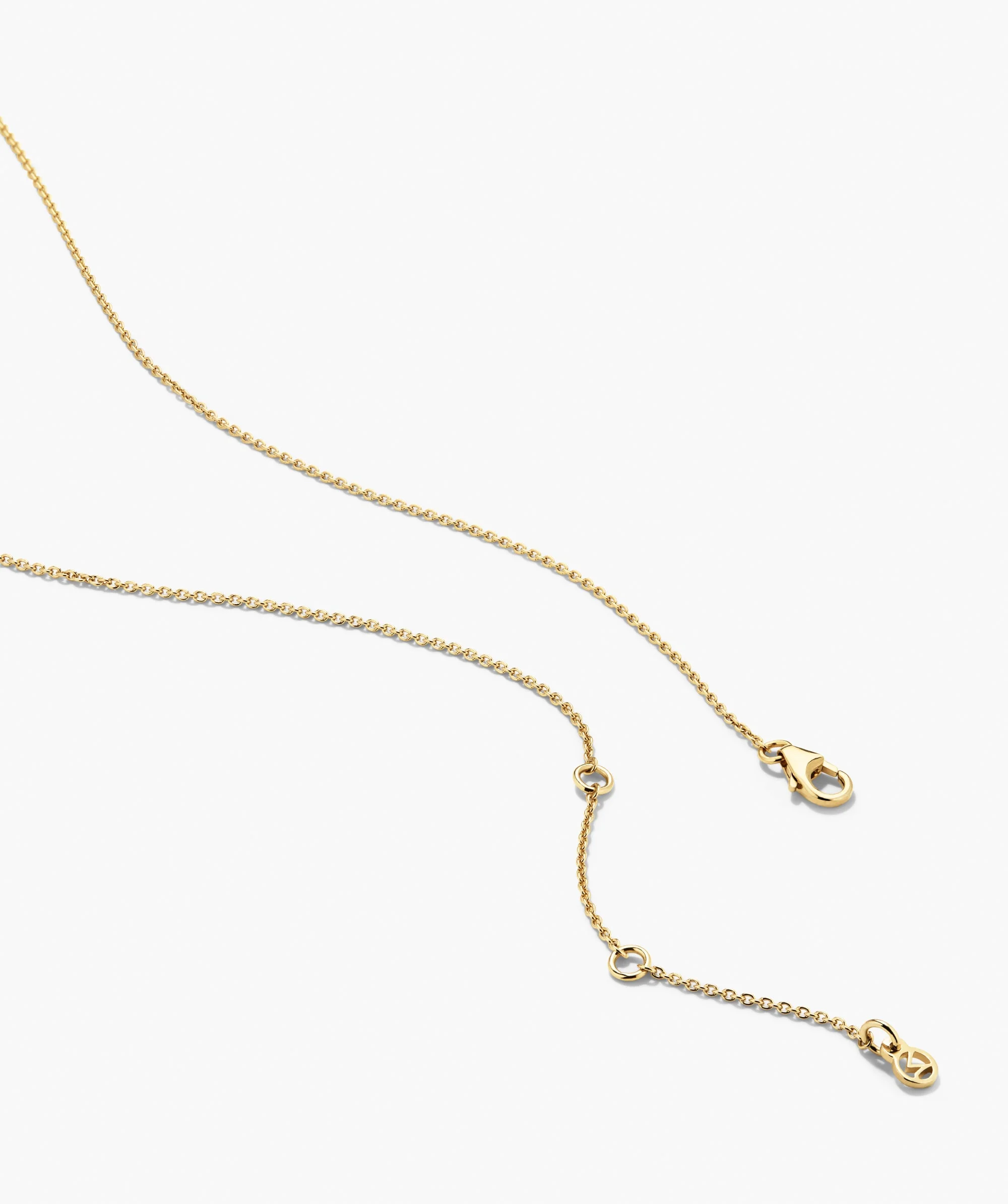 Floating Lab Grown Sapphire Necklace