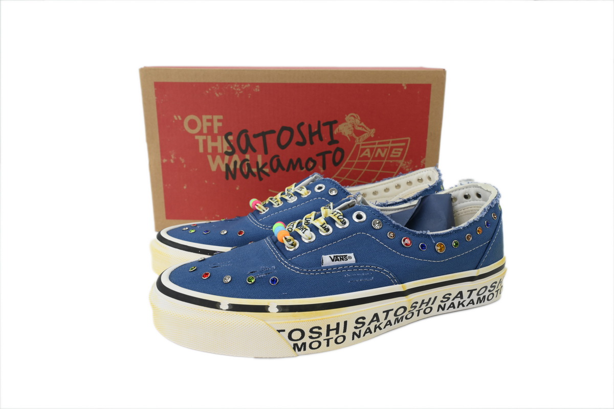 Satoshi Nakamoto x Vans Era 95 'BrownWhiteTurquoise' VN000EHD7F3