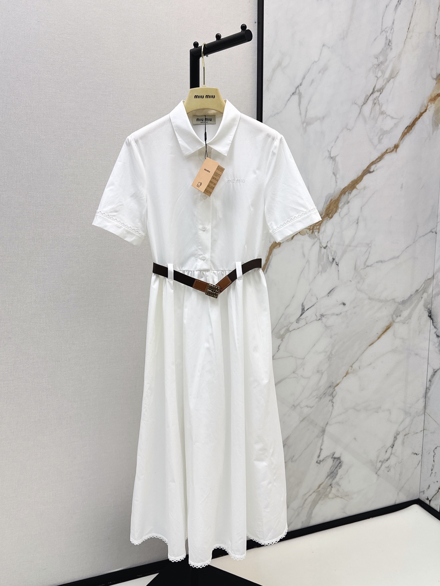Miu New embroidered dress