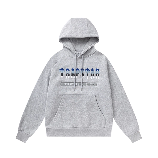 Trapstar Hoodie Tracksuit-8854 Grey