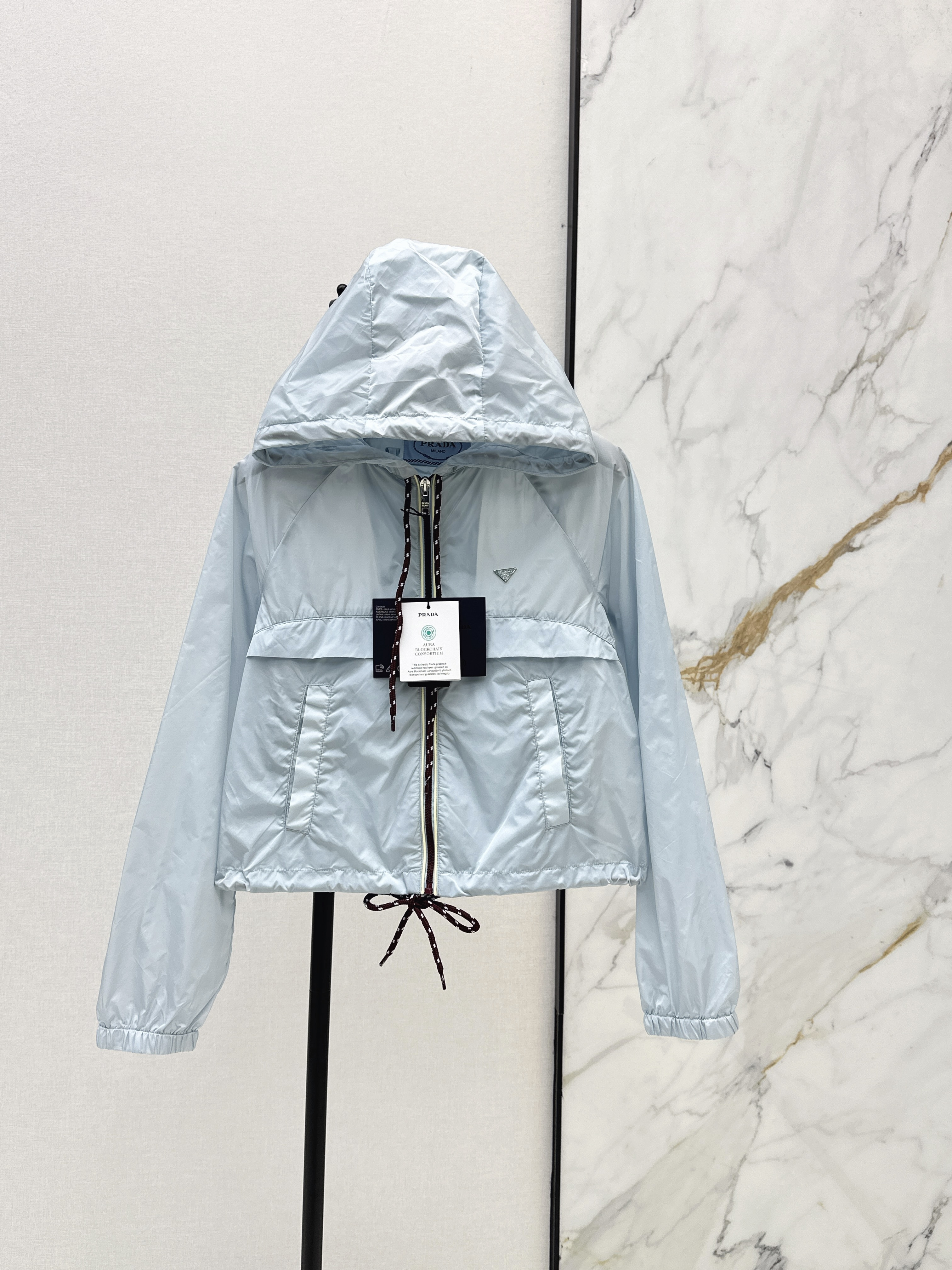 Pra New hooded zipper jacket