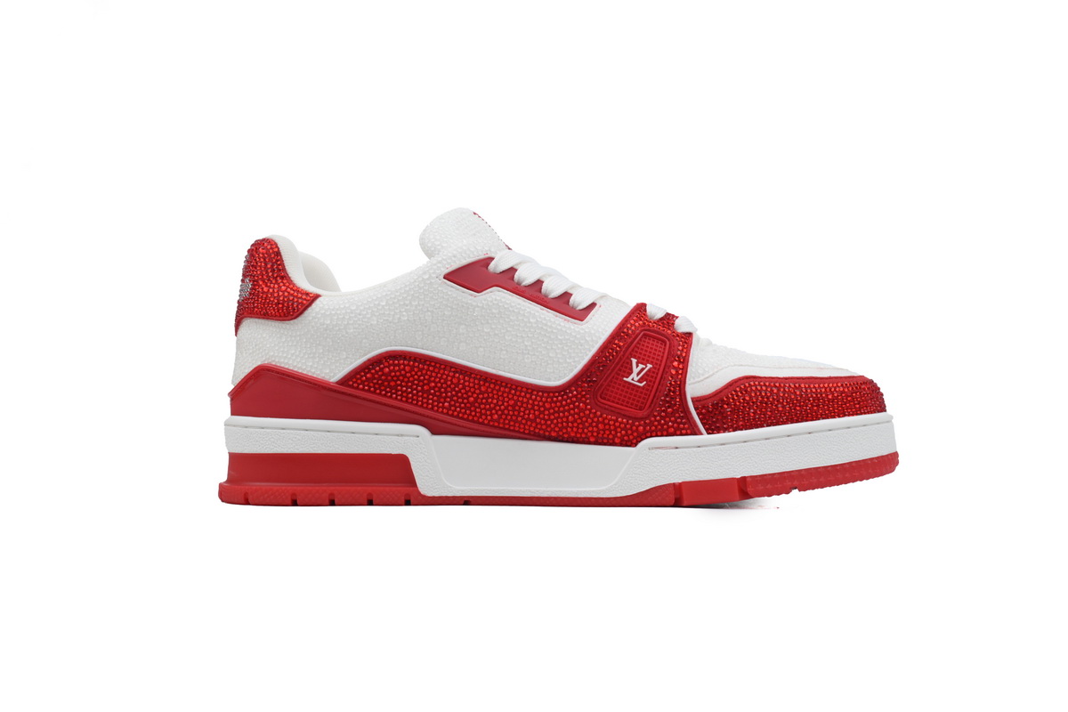 Pkkicks God Batch Louis Vuitton LV Trainer Red