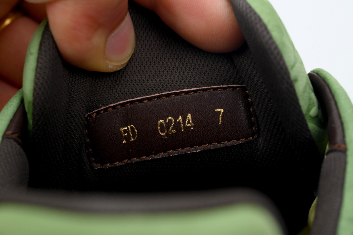 Pkkicks God Batch Tyler x LOUIS VUITTON Trainer Green