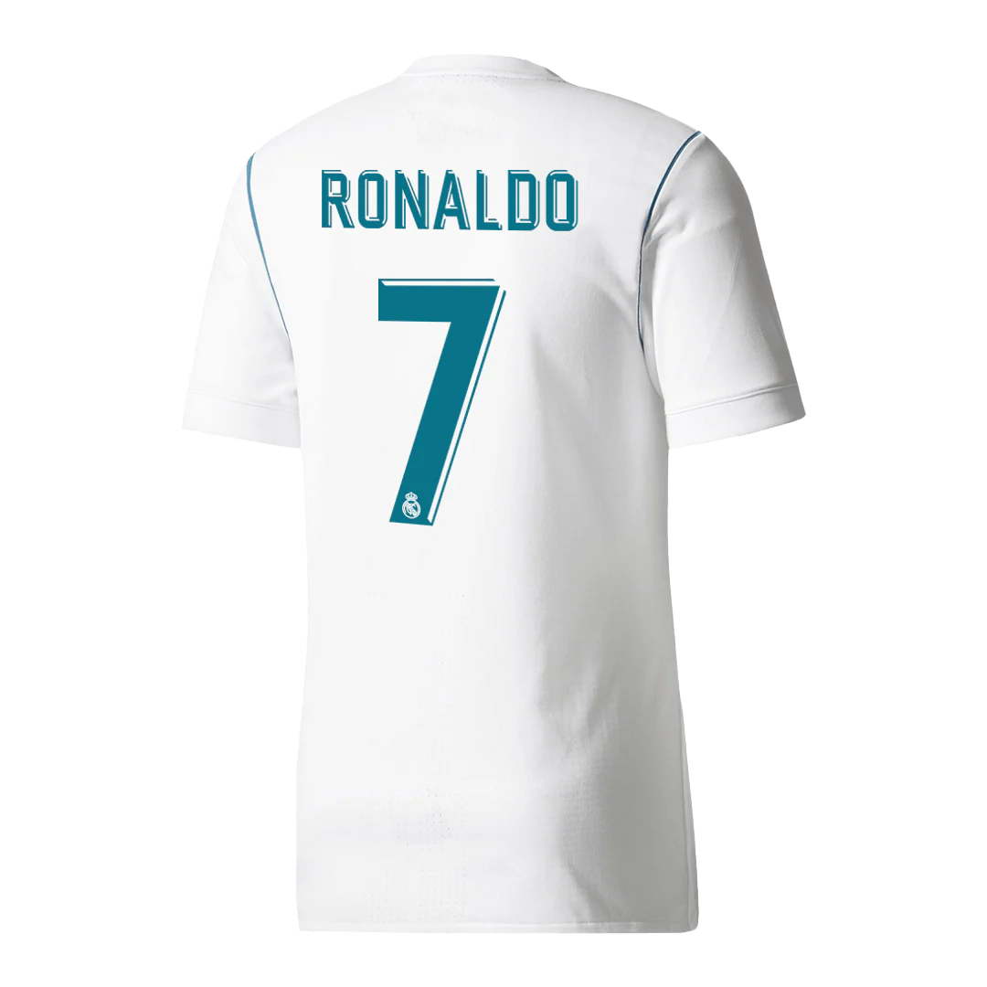 RONALDO #7 Retro 2017/18 Real Madrid Home Soccer Jersey