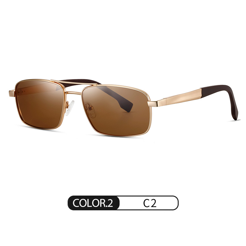 Retro Metal Square Pilot Sunglasses