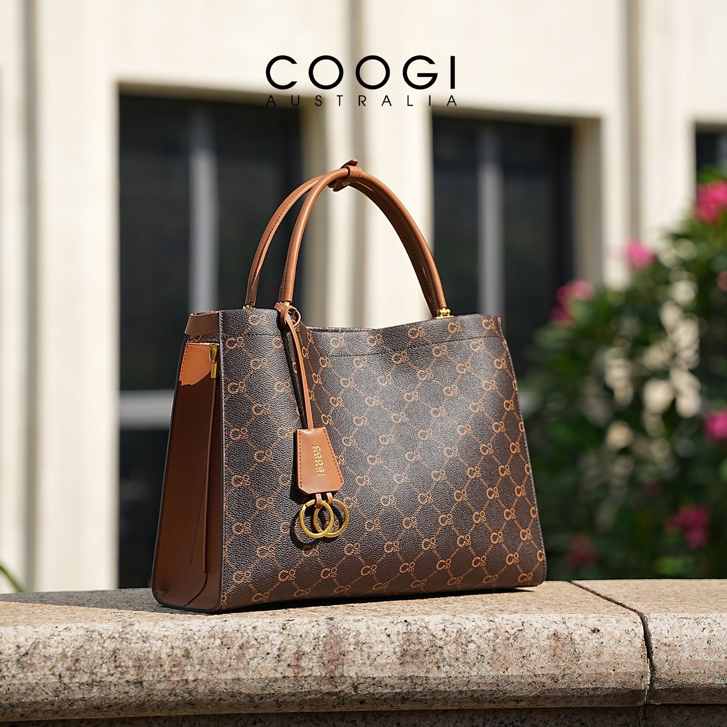 [COOGI] Women's Handbag New Brand Bag Old Flower Light Luxury Fashion Shoulder Crossbody Bag Gift for Girlfriend