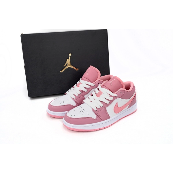 Air Jordan 1 Low Pink White 553560-616