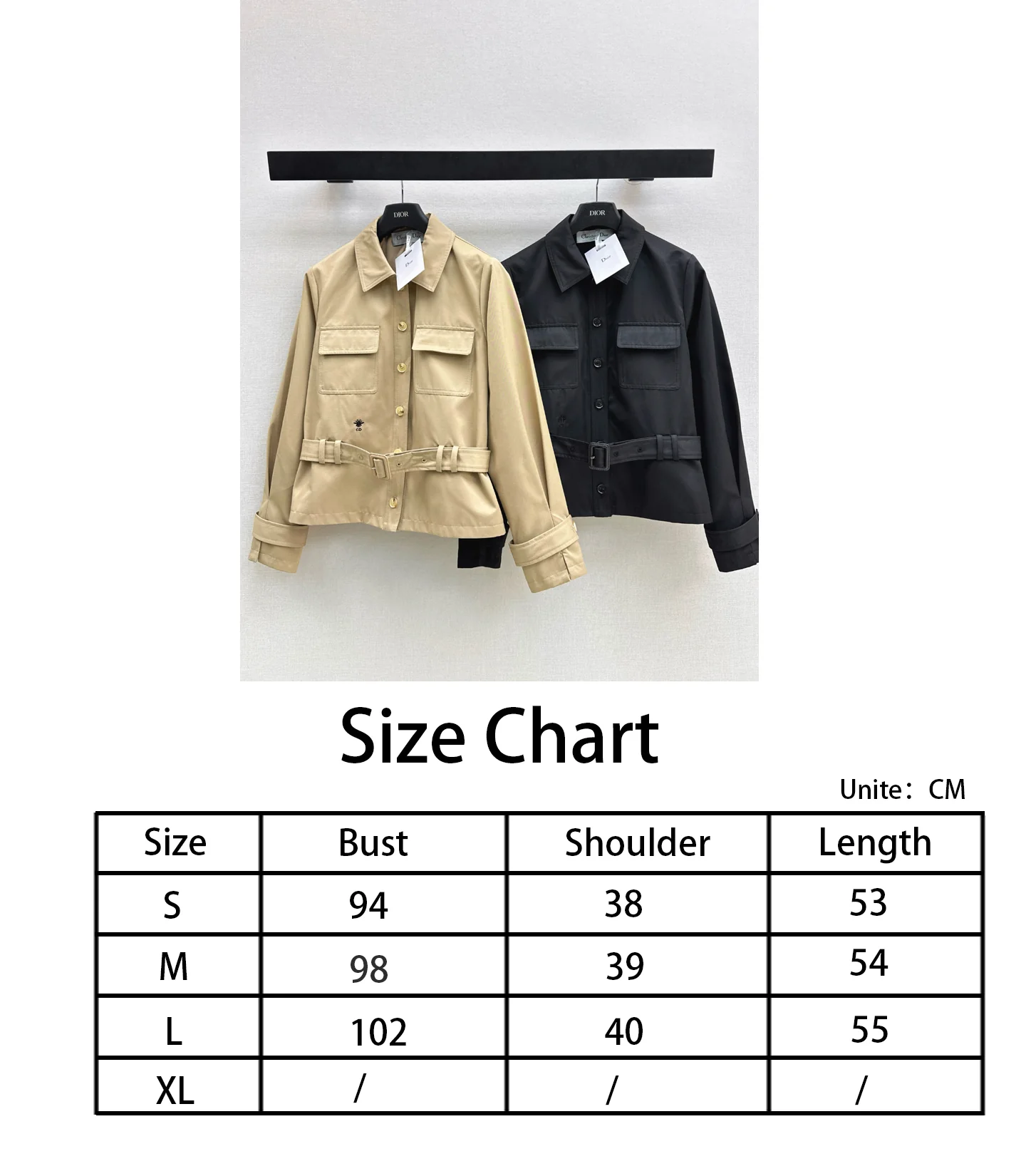 CD NEW short trench coats