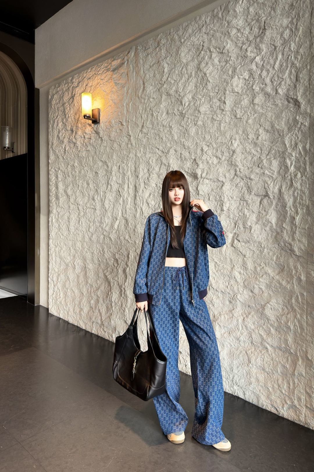Guc New Jacquard denim set