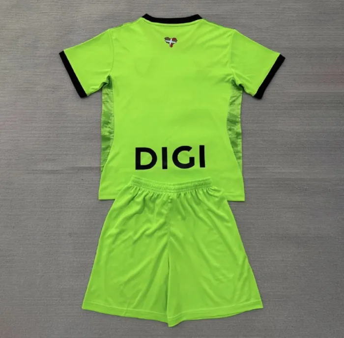 Kids Athletic Bilbao Green Goalkeeper Jersey Suit 26/27