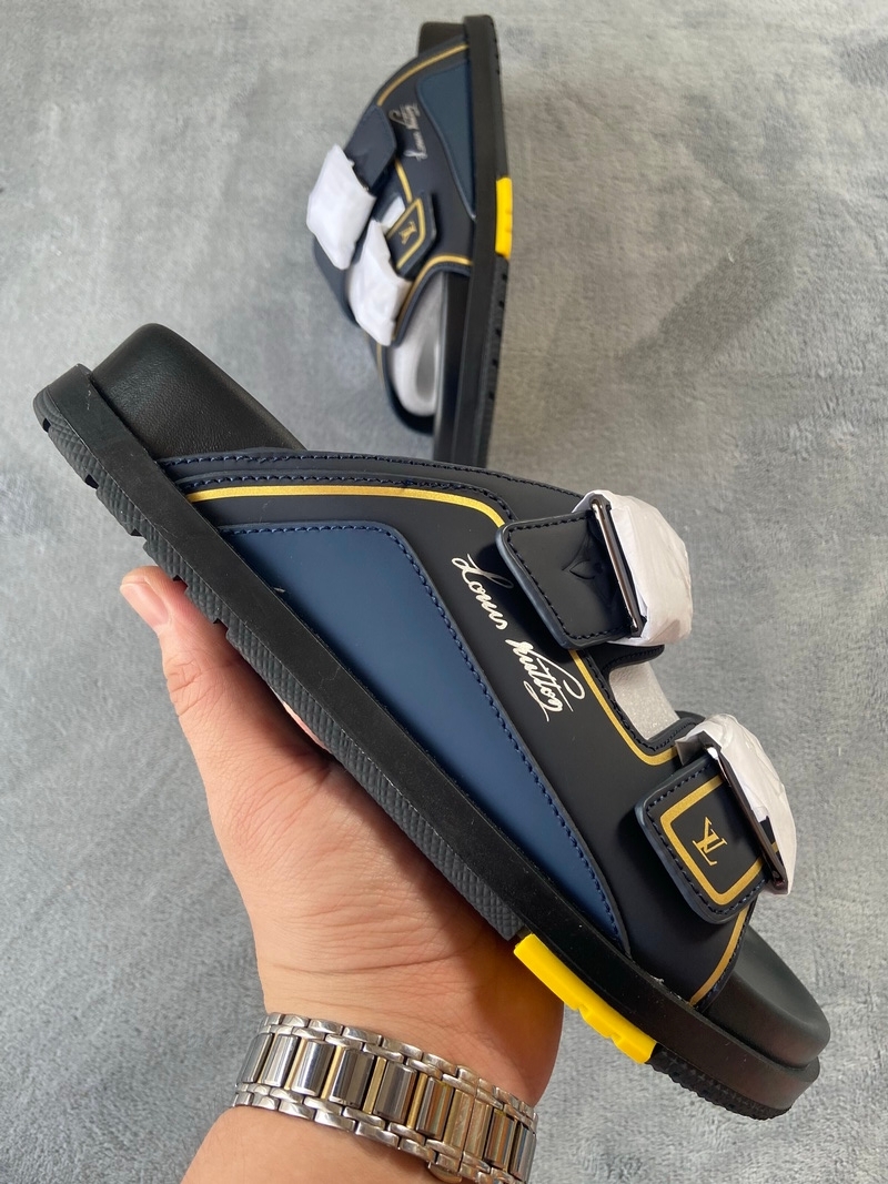 Pkkicksstockx LOUIS VUITTON Trainer Black Yellow