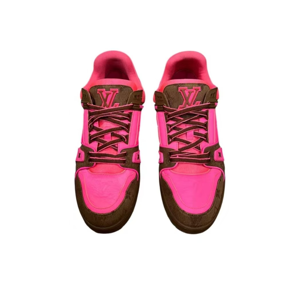 Pkkicks God Batch Louis Vuitton Trainer Pink Brown
