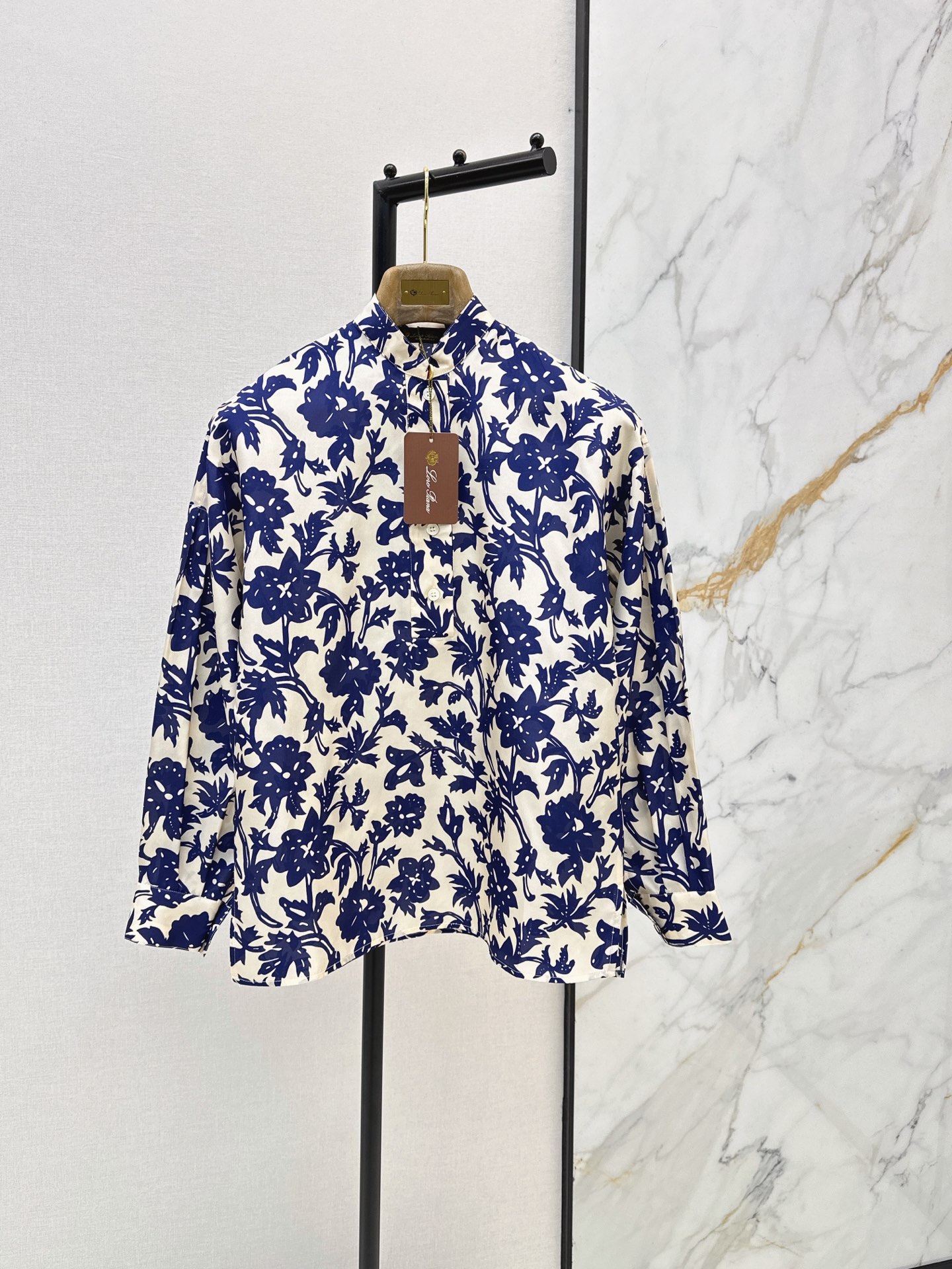 Loro New Floral silk shirt