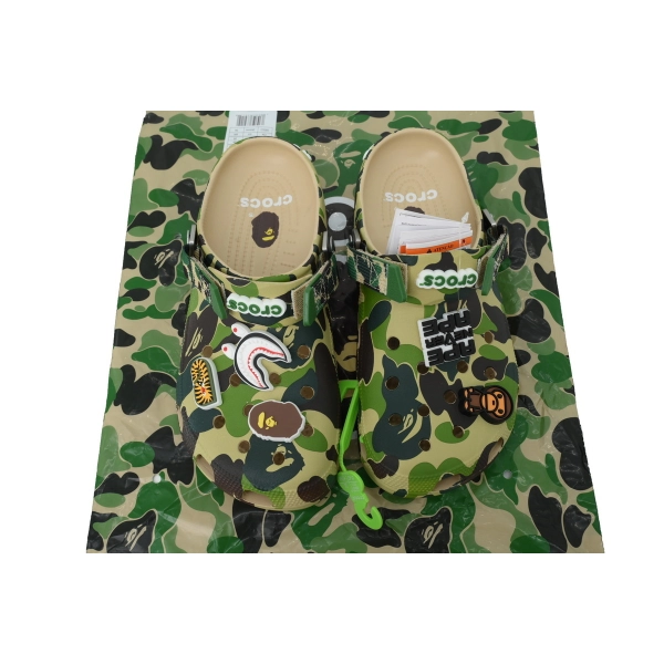 BAPE x Crocs Classic Clog 'ABC Camo - green'