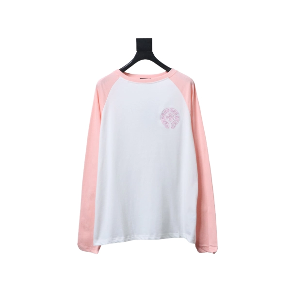 Chrome Hearts White and Pink Patchwork Pink Embroidered Horse Hooves 25FW