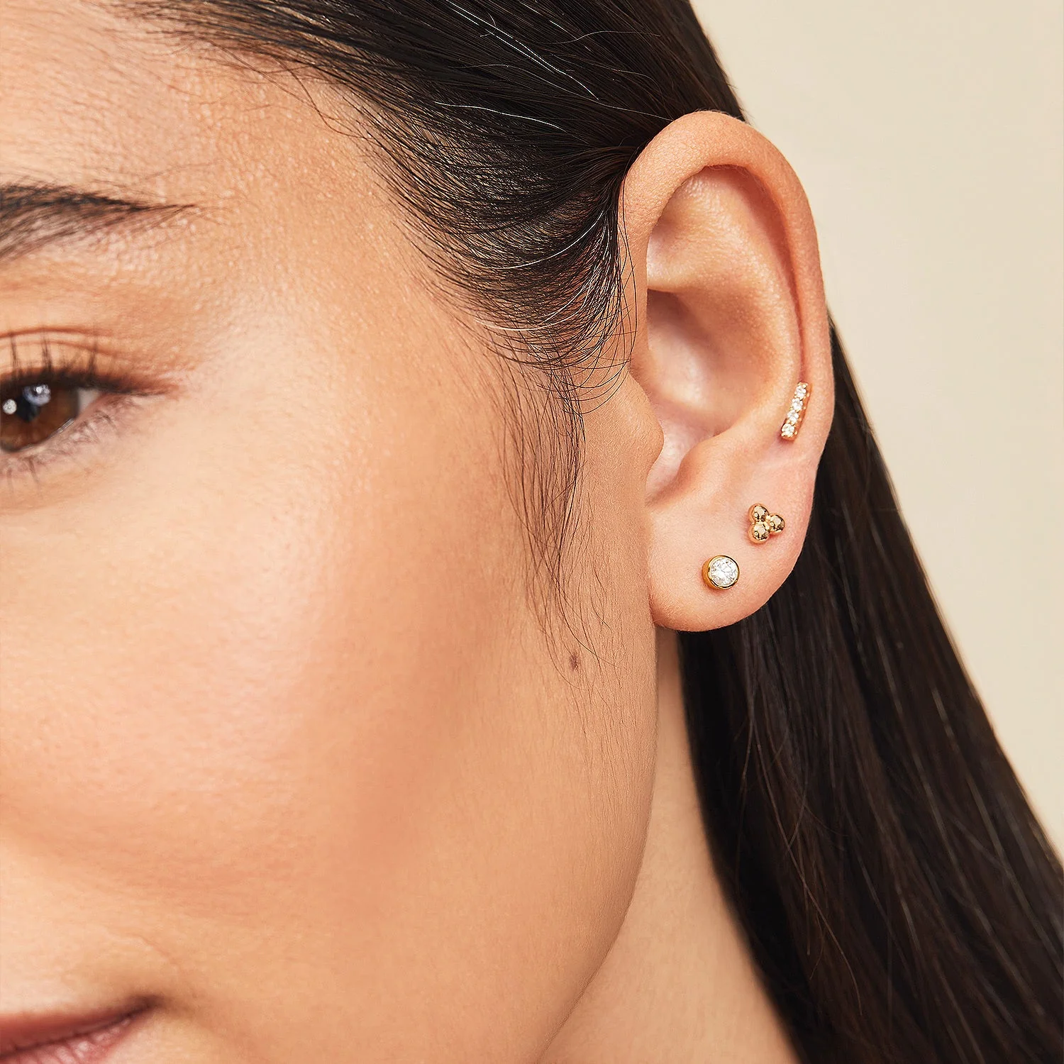 Piercing Studio - Solo Diamond Flat Back Stud