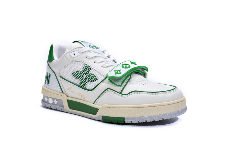 Pkkicks God Batch LOUIS VUITTON Trainer White Green 1A98UX