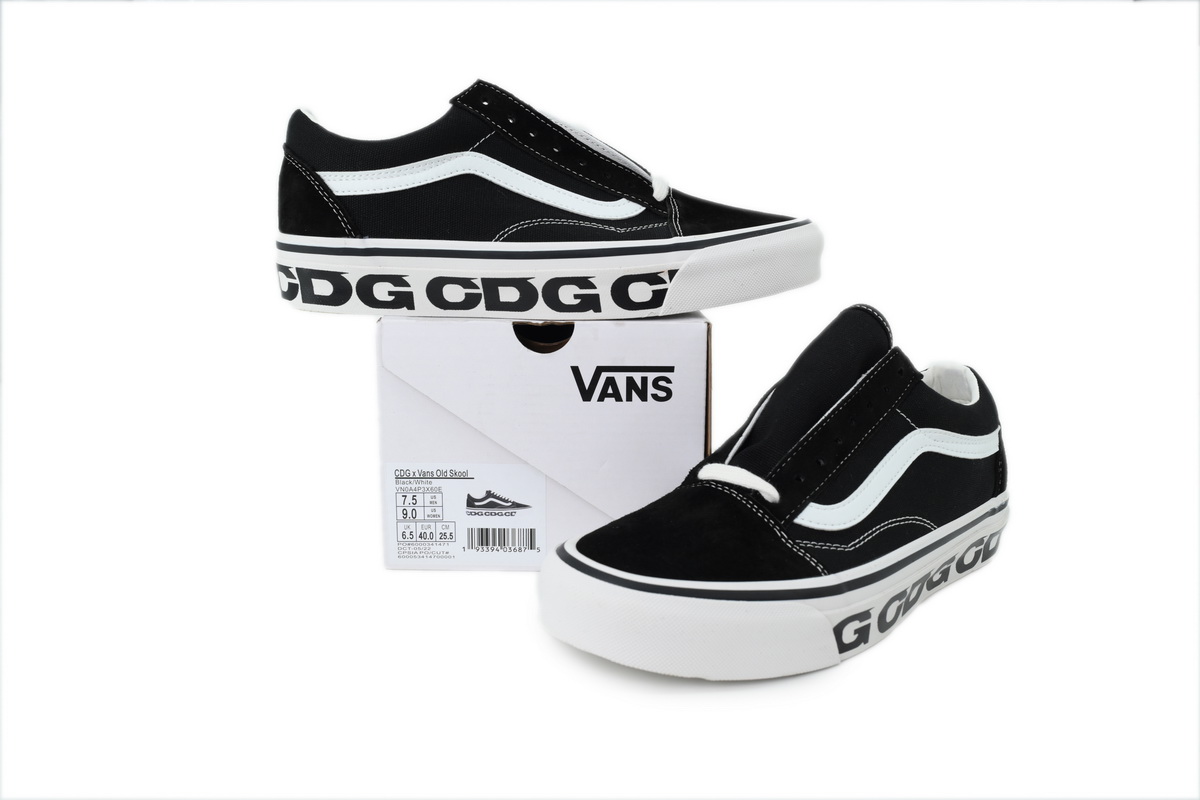 Comme des Garçons x Vans OG Old Skool LX 'Sidewall' VN0A4P3X60E