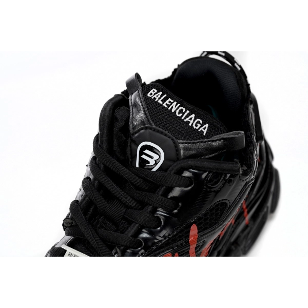Balenciaga Runner Black And Red Characters 677402 W3RB1 0102