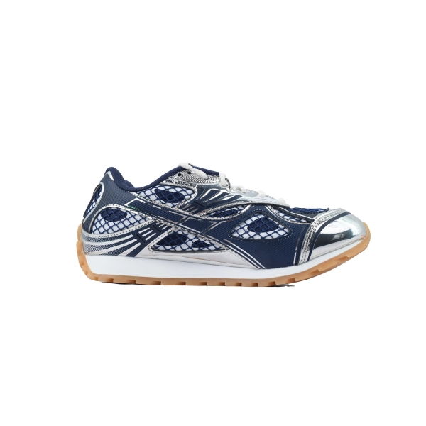 Bottega Veneta Orbit  Deep Blue Silver