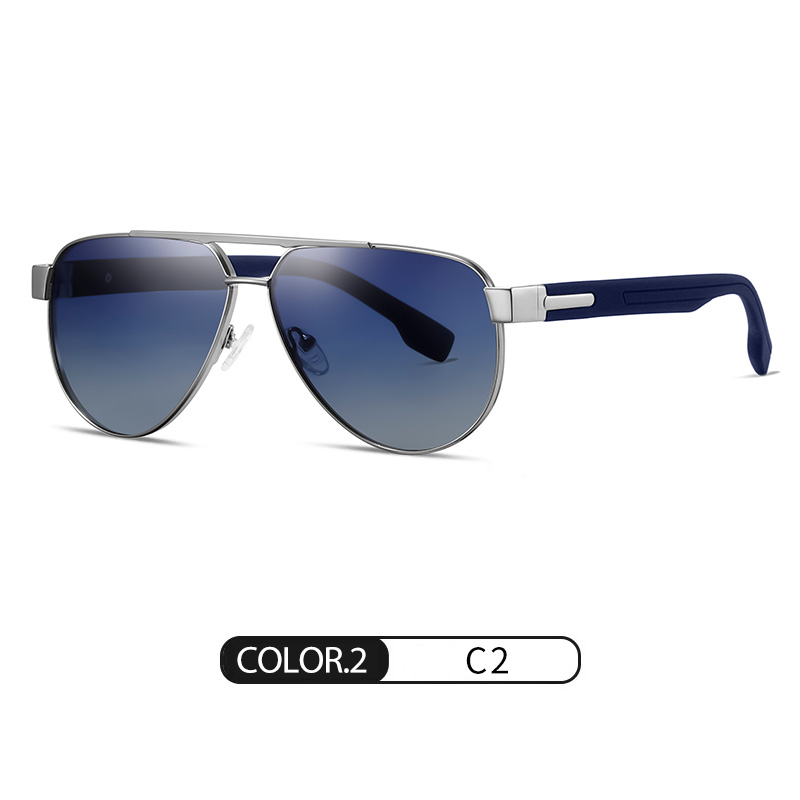 Oversized Aviator Polarized Sunglasses