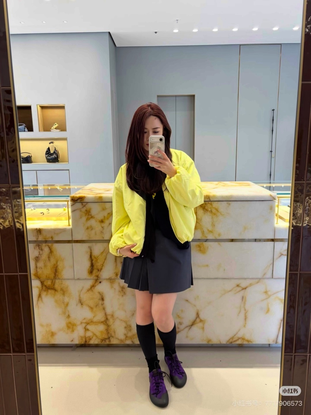 Loe New scarf-tie ballon-sleeve jacket