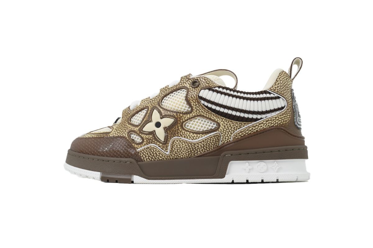 Pkkicks God Batch LOUIS VUITTON New khaki Wool Weaving New Khaki