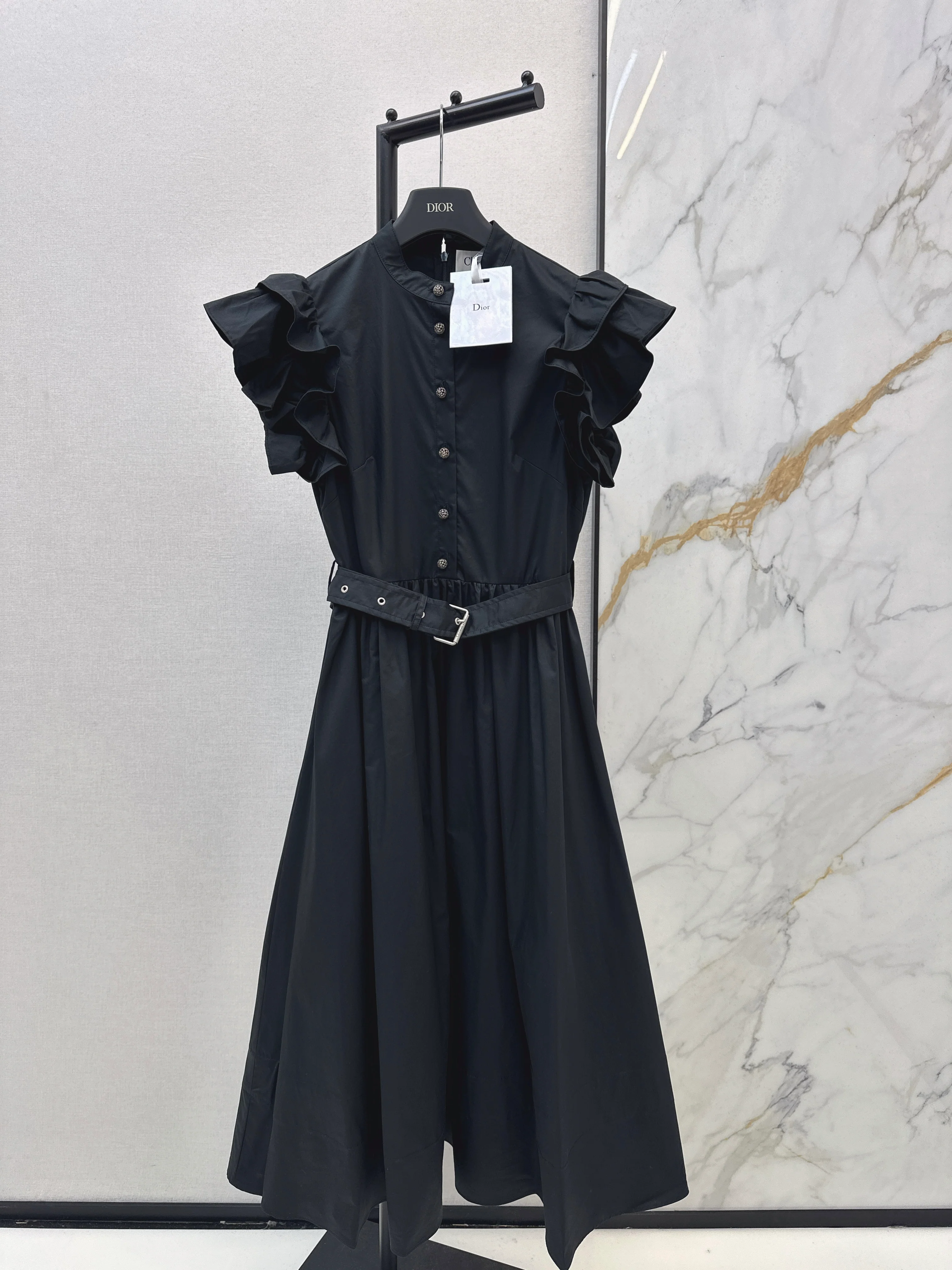 CD NEW vintage ruffles dress