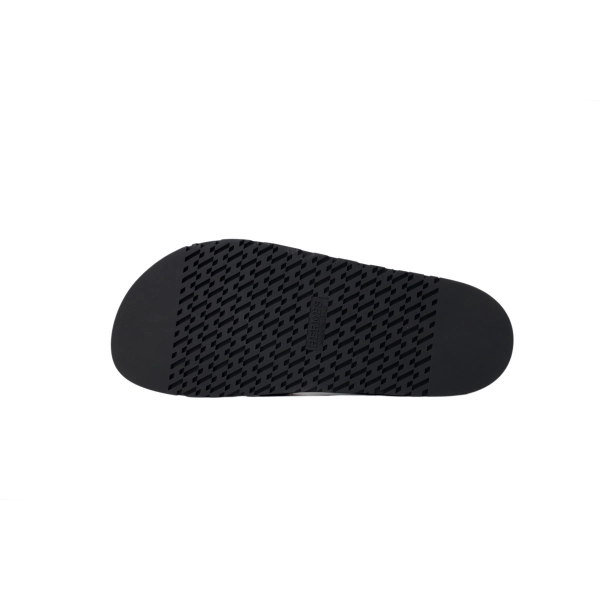 HERMES Coffee Cross Strap Slides