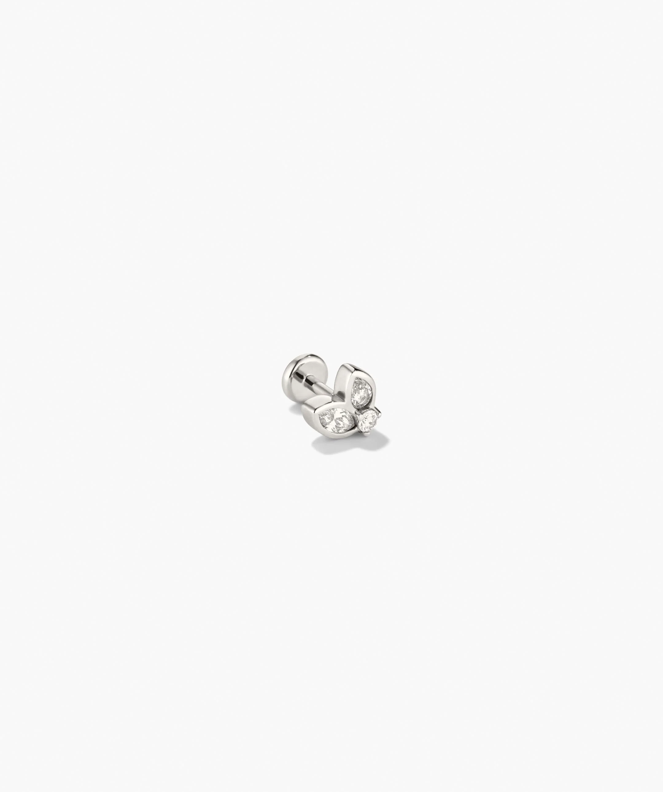 Piercing Studio - Single Lab Grown Diamond Petal Stud