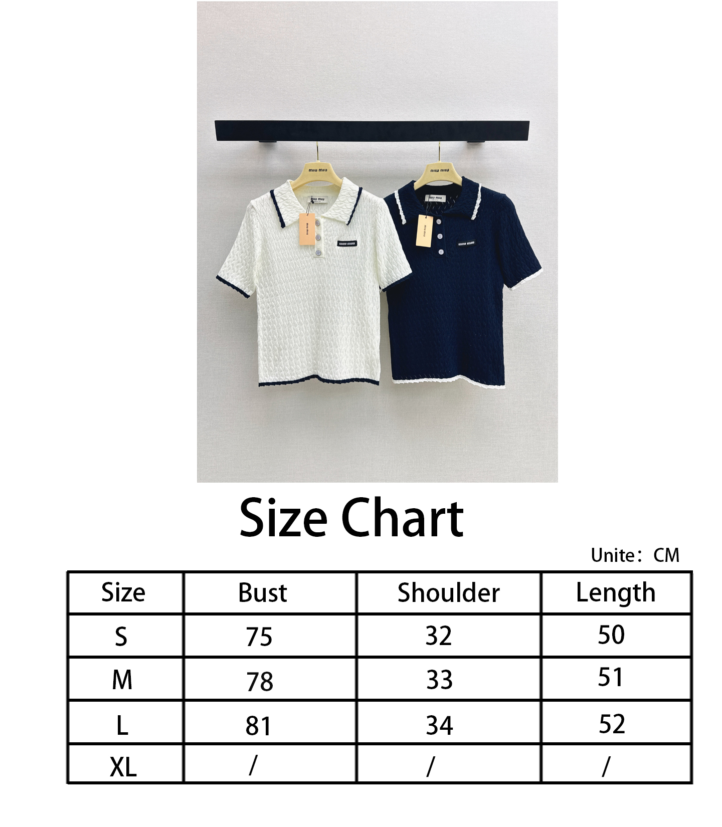 Miu NEW knitted short sleeves