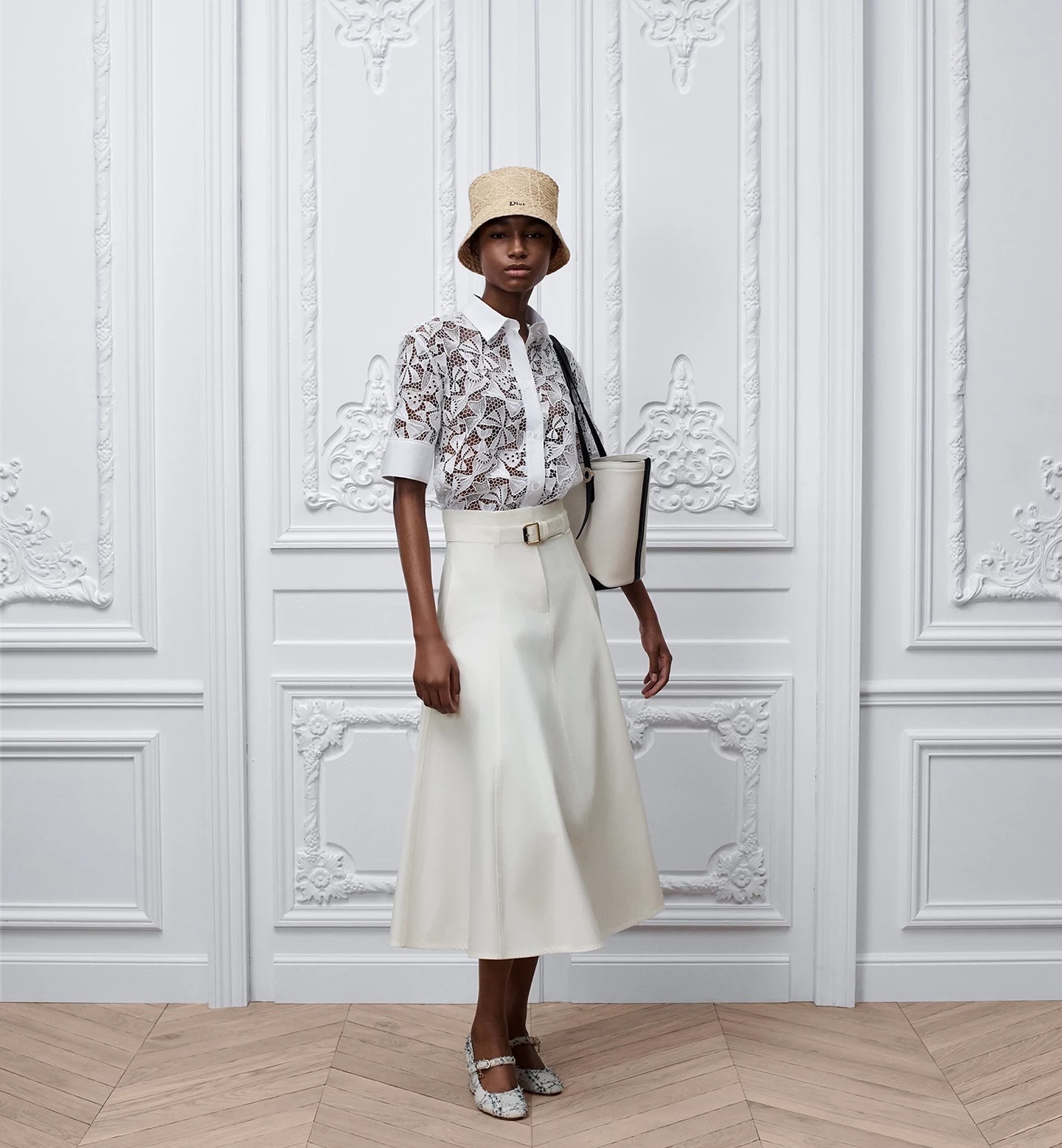 CD New High-waisted A-line skirt