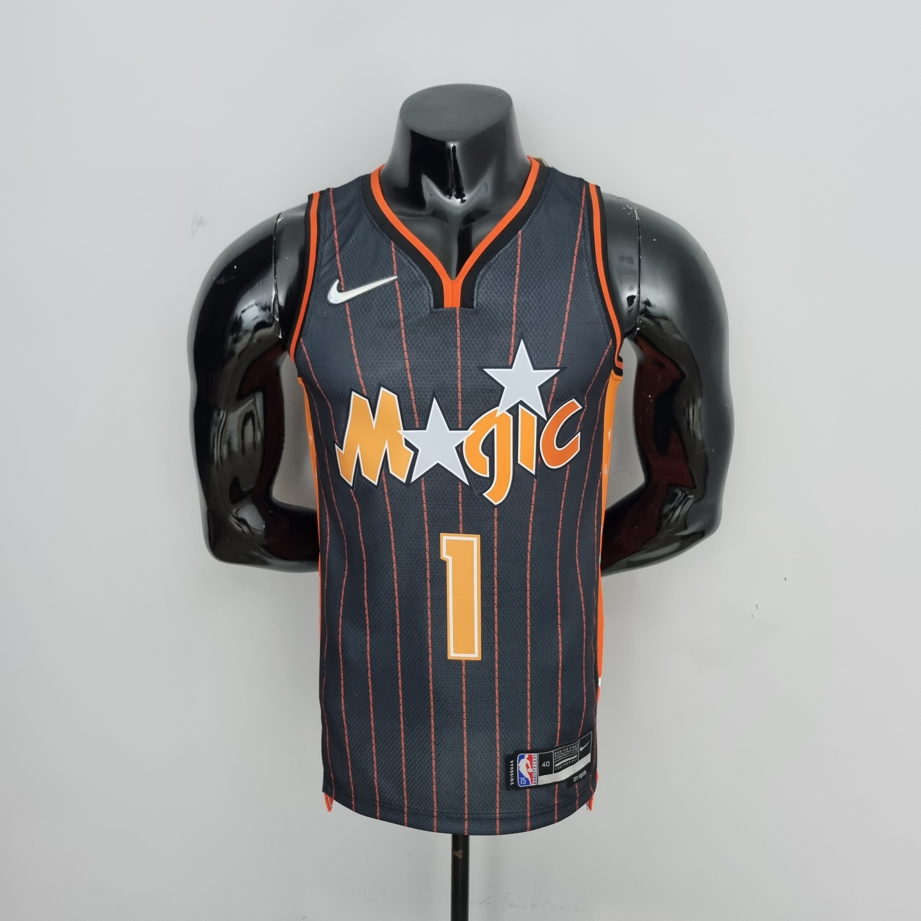 Jonathan Isaac Orlando Magic 2022 City Edition Swingman Jersey Black