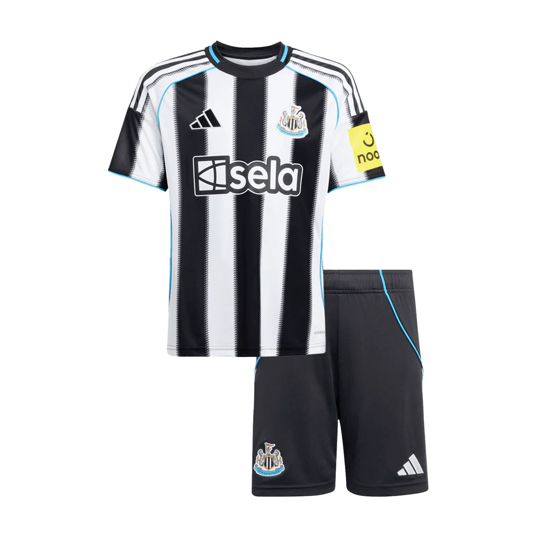 Newcastle United Kid's Home Kit - Jersey+Shorts 2025/26