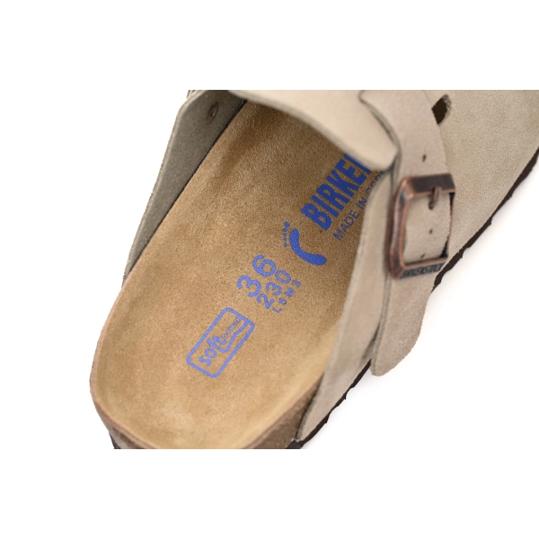 Birkenstock Boston Soft Footbed Suede Nude 1021003