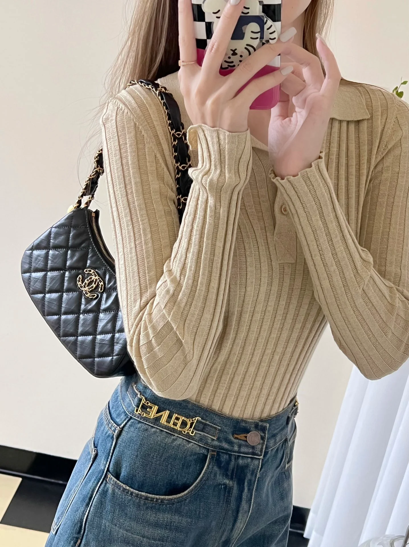 Chan New 19 hobo armpit bag