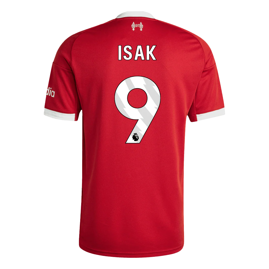 ISAK #9 Liverpool Home Soccer Jersey 2025/26