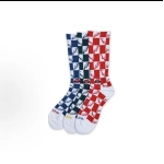 Chrome Hearts  FW22 Check Pattern Embroidered Knit Stockings