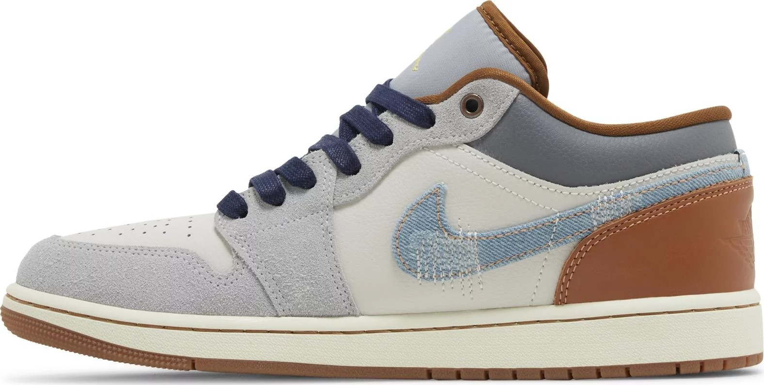 Air Jordan 1 Low SE 'Repaired Denim Swoosh' FZ5042-041