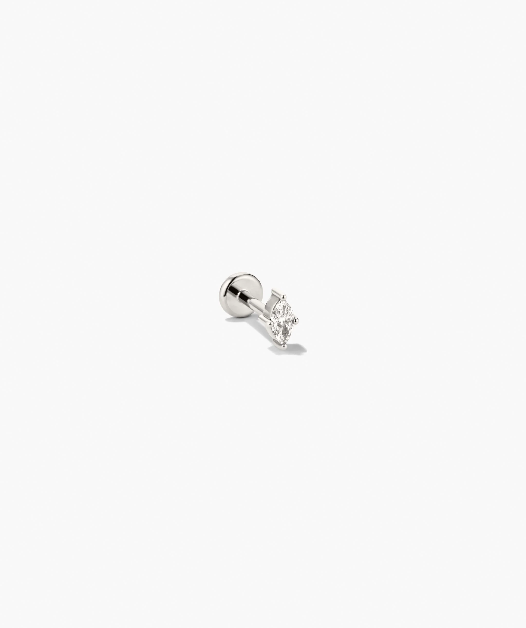 Piercing Studio - Single Lab Grown Diamond Marquise Stud