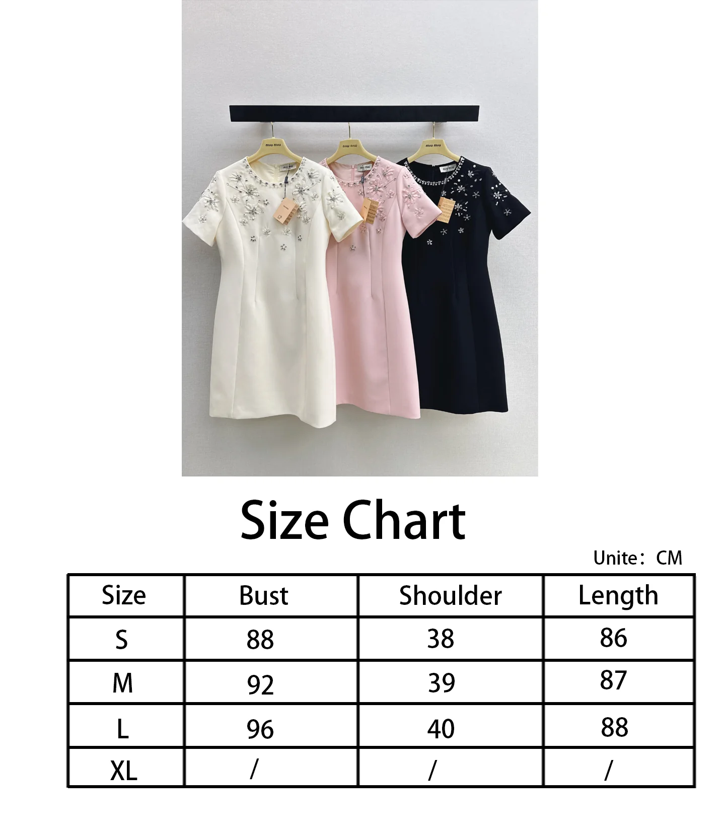 Miu NEW bow sleeveless dress