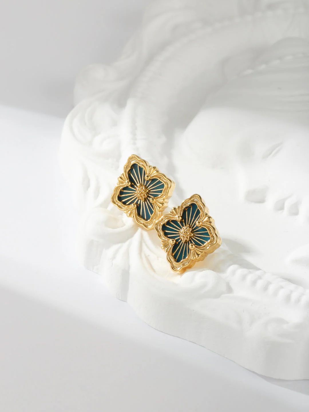 Herm New floral earrings