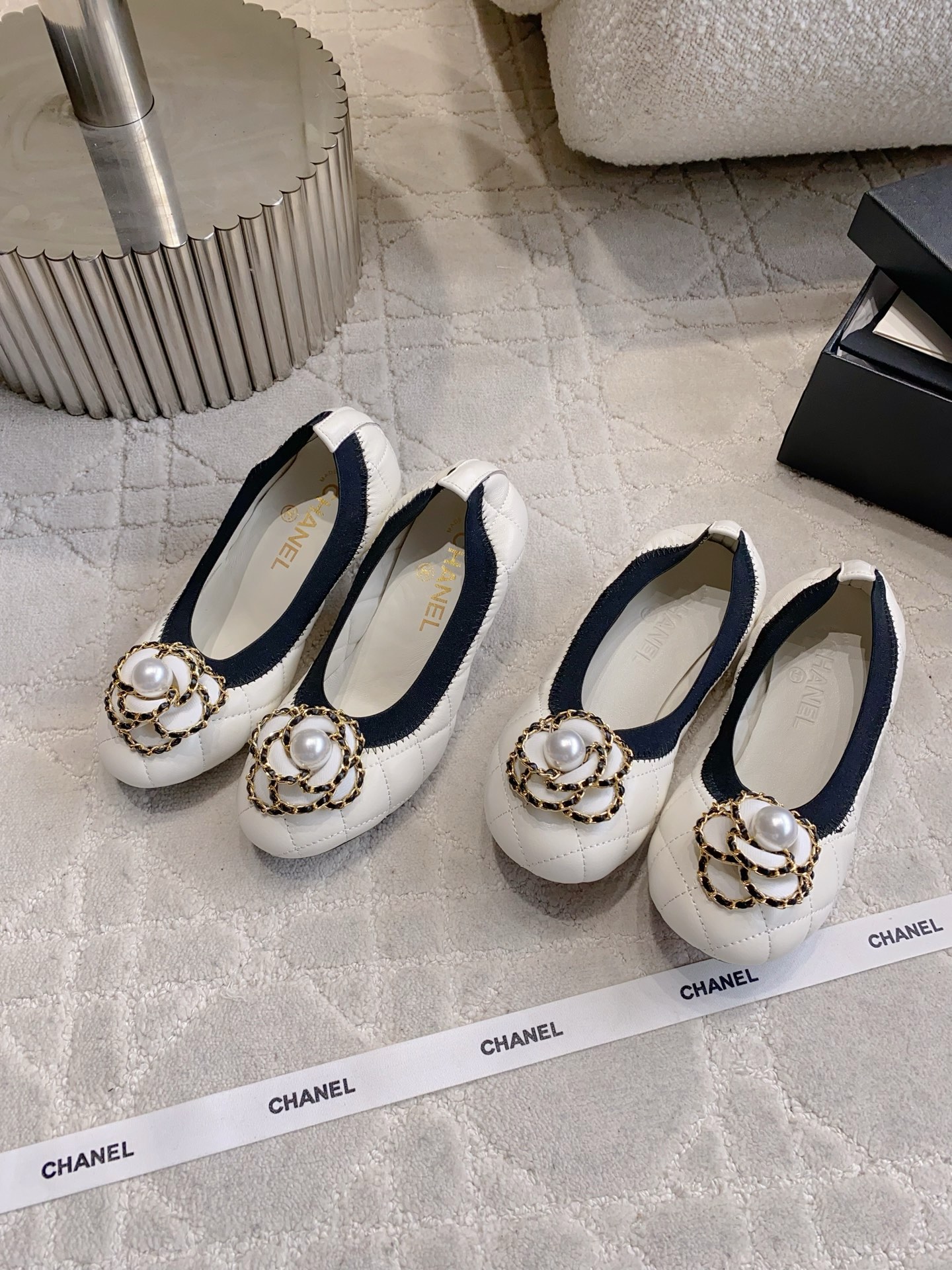 Chan New Camellia Ballet Shoes
