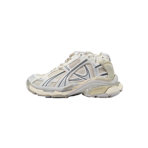Balenciaga Runner Sneaker White Brown 772767 W3RNY 1205