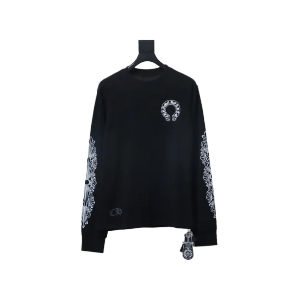Chrome Hearts Matty Boy Shoulder Logo Crewneck Black
